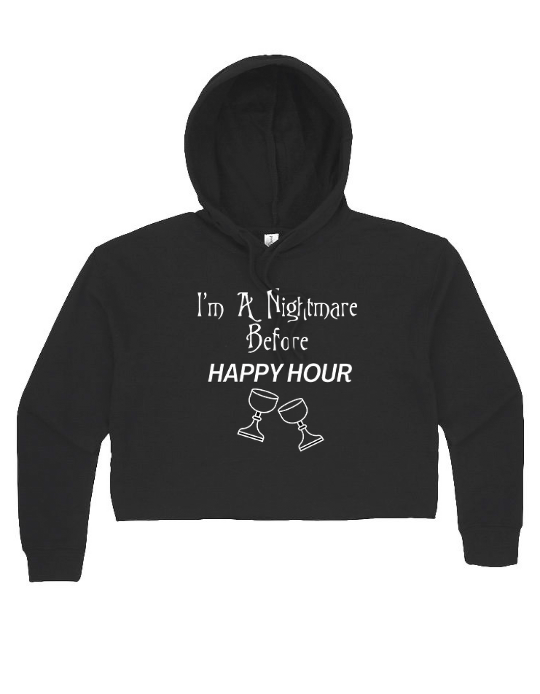 Nightmare Crop Hoodie