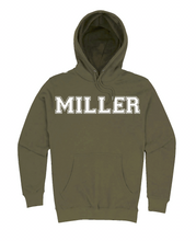 Load image into Gallery viewer, Varsity Hoodie-Olive Green
