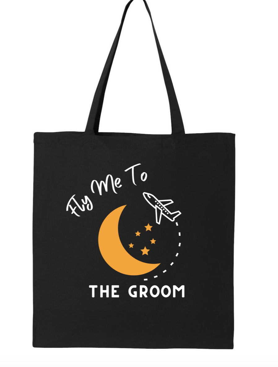 Fly Me To The Groom Tote